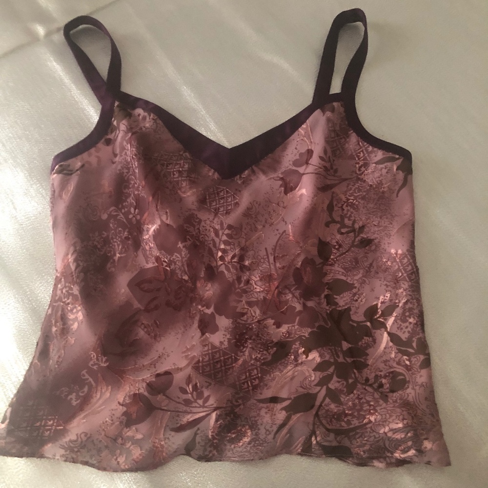 Rayon/Silk Camisole with beautiful print- Last chance!